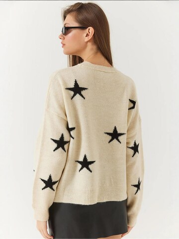 Pullover di Bianco Lucci in beige