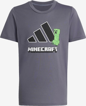 ADIDAS SPORTSWEAR Funkcionális felső 'Minecraft' - szürke: elől