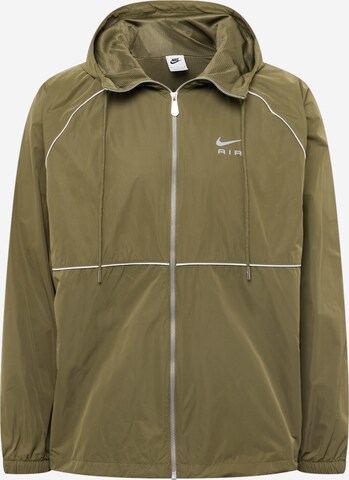 Veste mi-saison Nike Sportswear en vert : devant