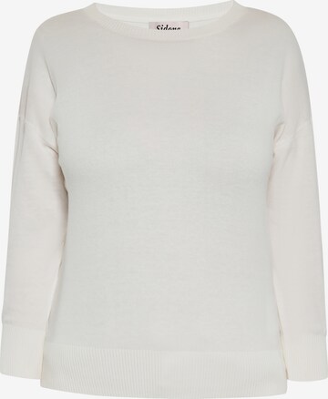 Sidona Sweater in White: front