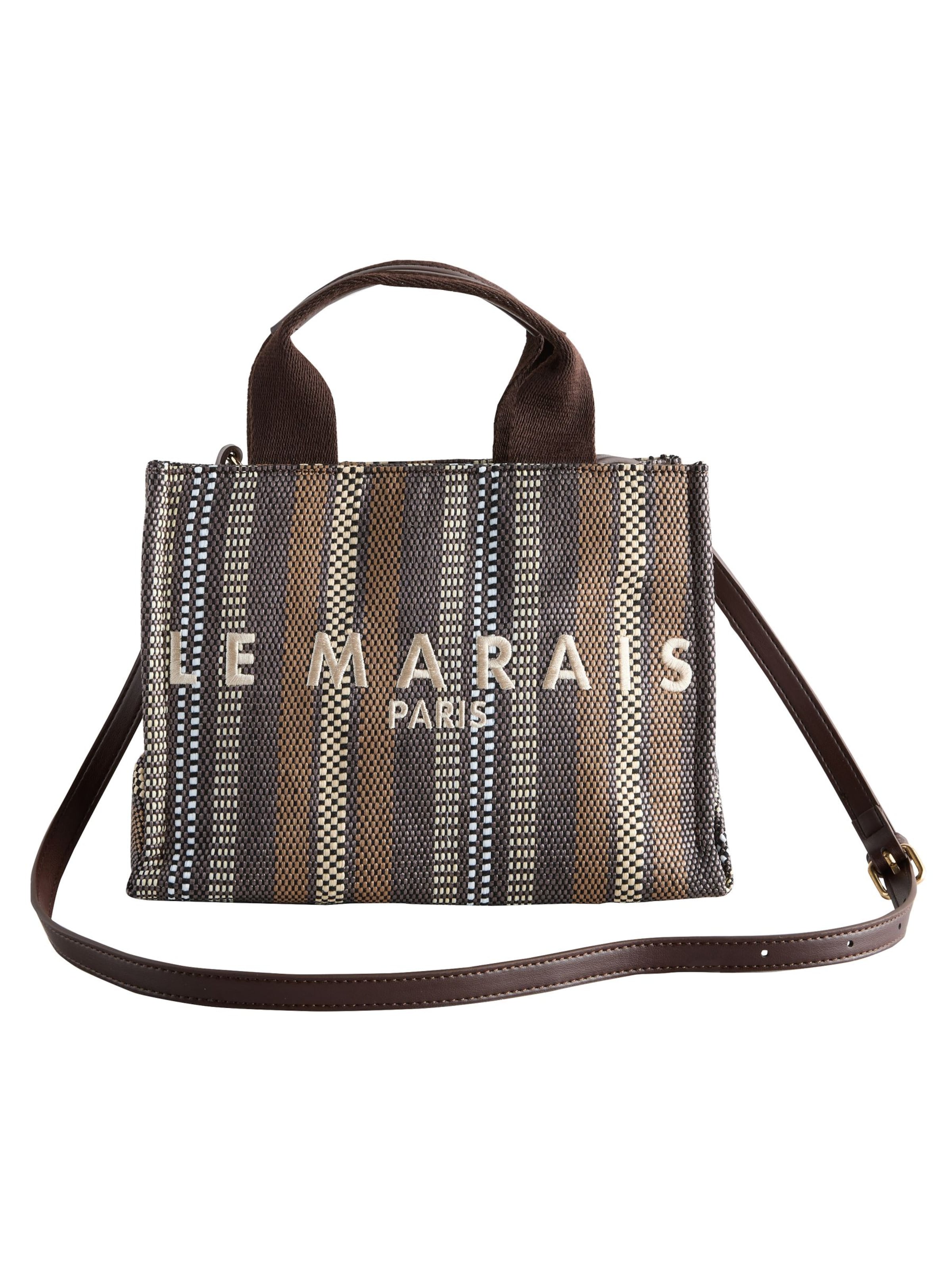 Next Дамска чанта в кафяво: отпред