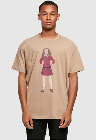 ABSOLUTE CULT T-Shirt 'Willy Wonka - Veruca Salt Spoiled Brat' in Beige: Vorderseite