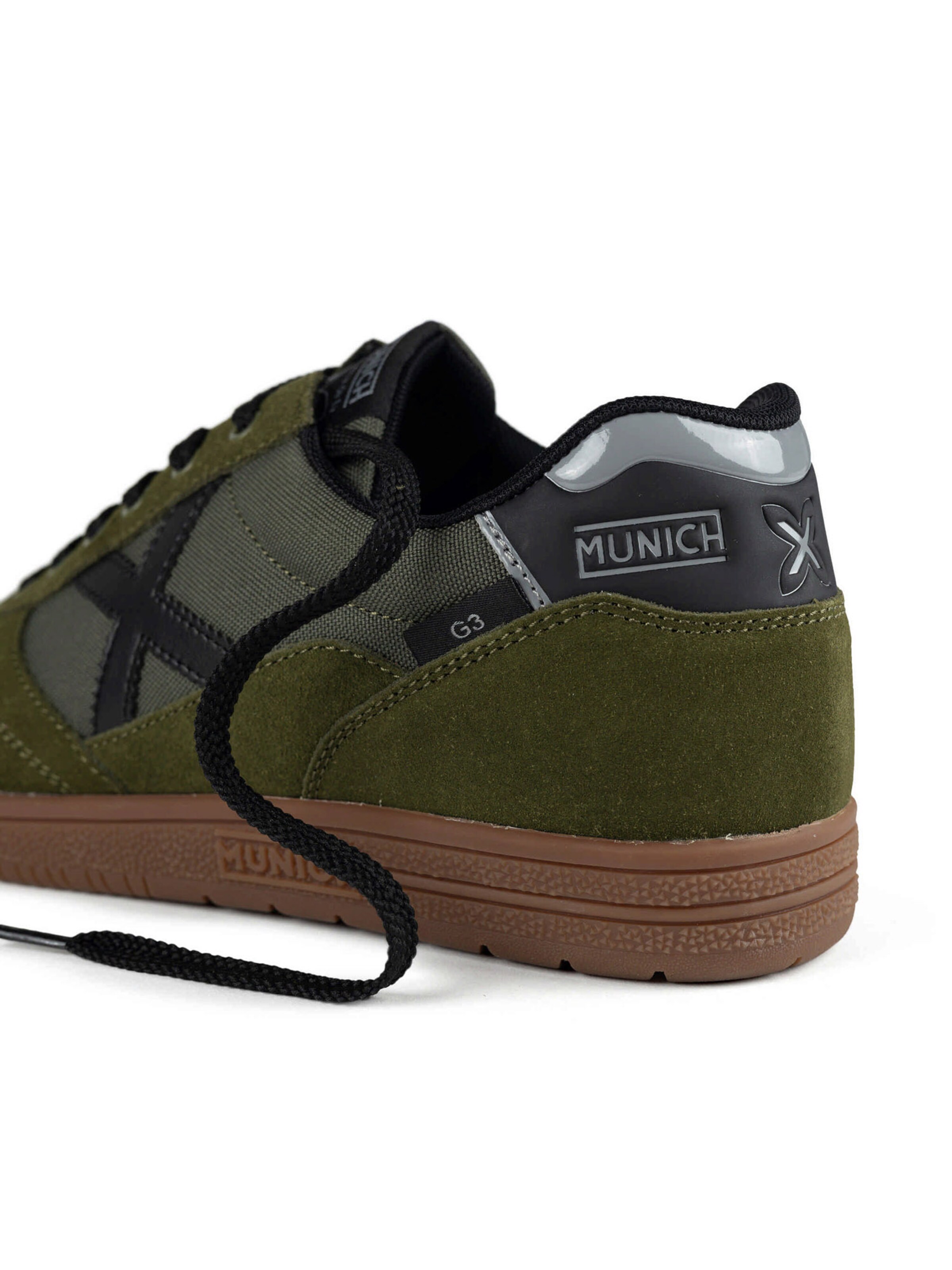 MUNICH Platform trainers 'G-3' in Green