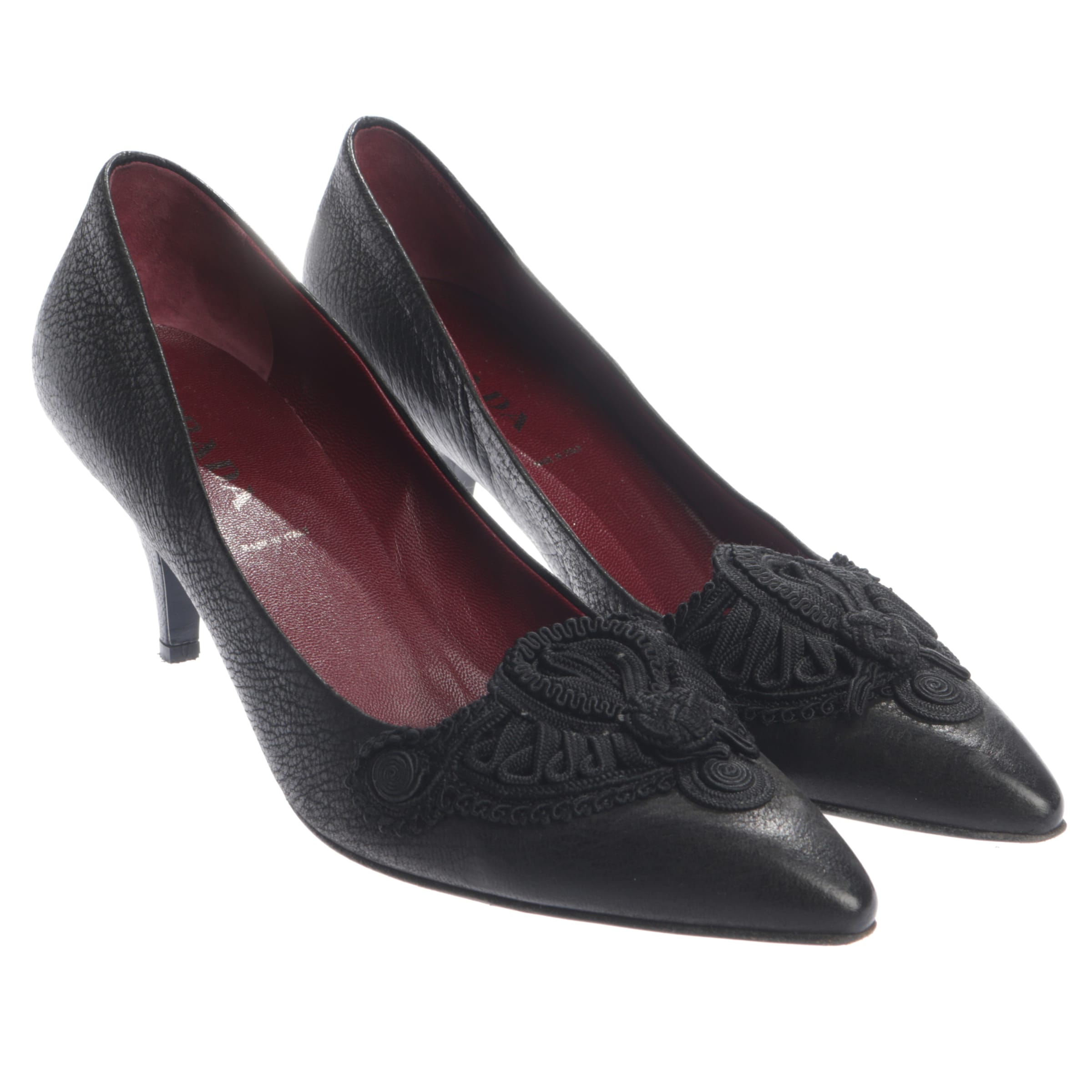 PRADA High Heels & Pumps in 39 in Black: front