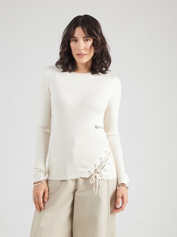 KARL LAGERFELD JEANS Tröja i beige: framsida