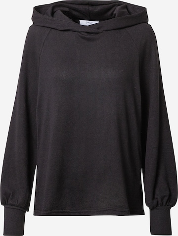 ONLY Sweatshirt 'ELCOS EMMA' in Black: front