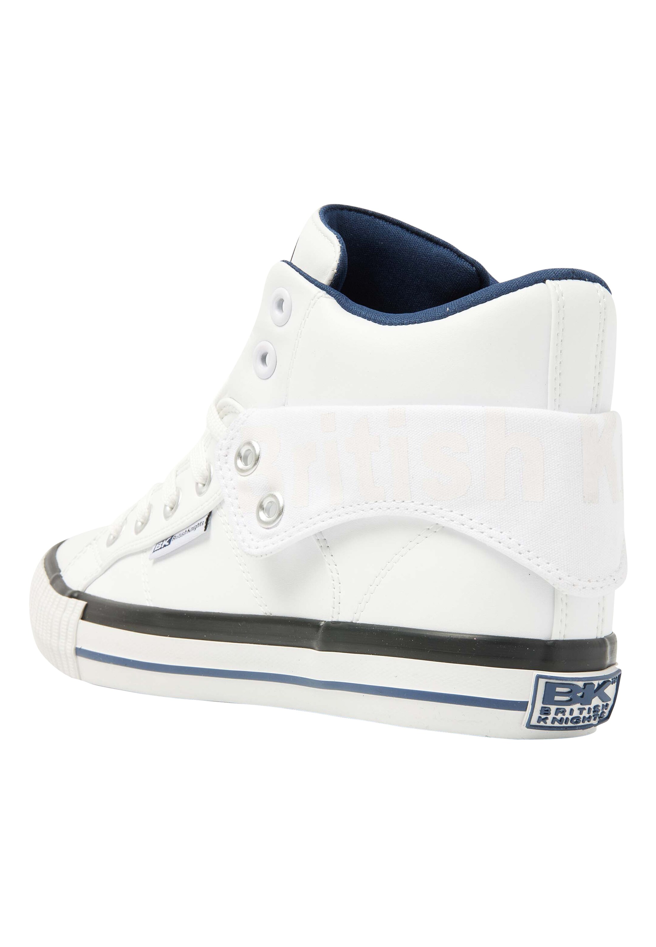 BRITISH KNIGHTS Sneaker high 'Roco' i hvid