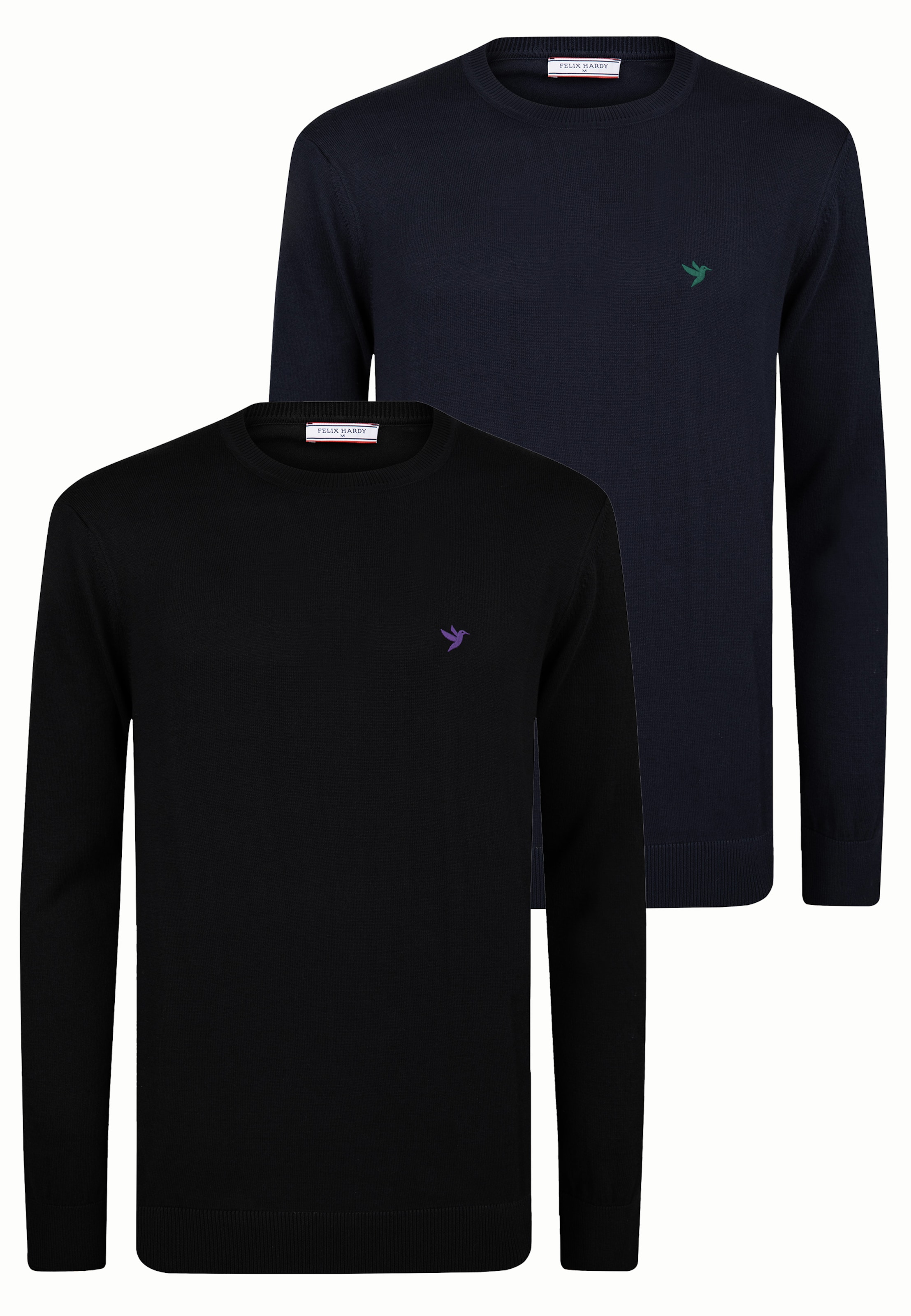 Pulover de la Felix Hardy pe albastru: față