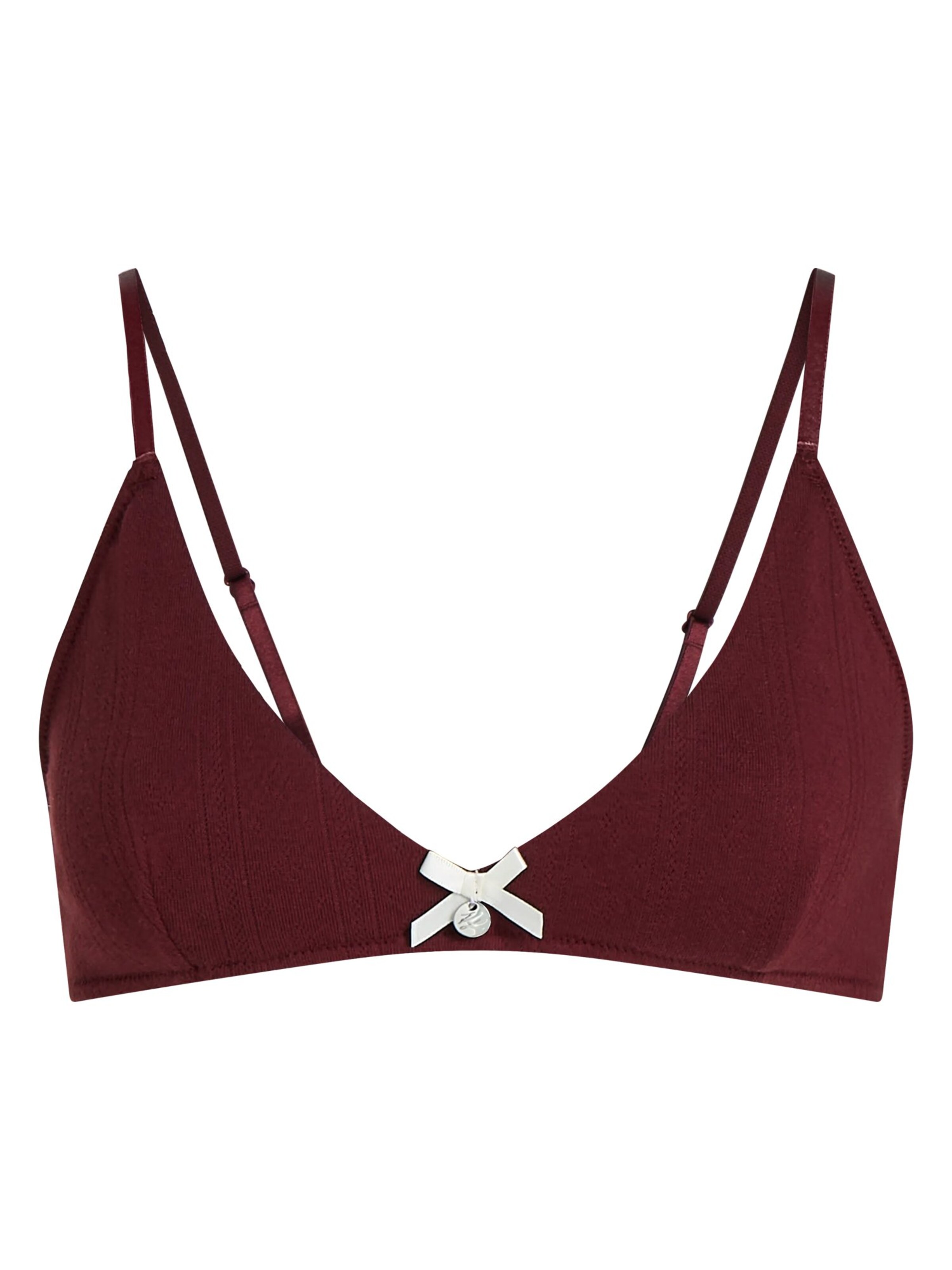 sarkans Karl Lagerfeld Trijstūra formas Krūšturis 'Autograph': no priekšpuses