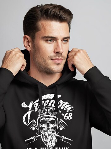 Neverless Sweatshirt 'Freedom' in Black