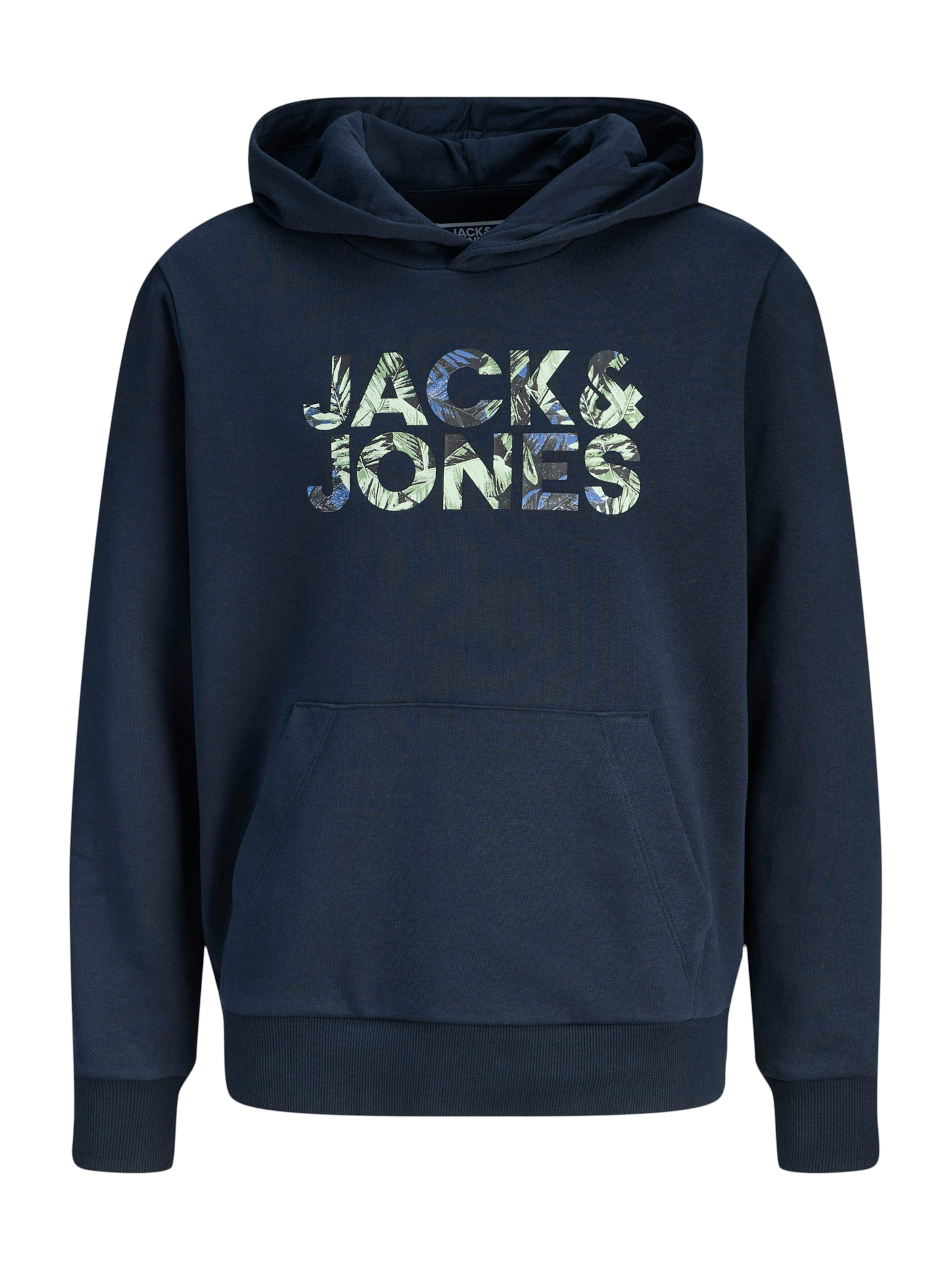 Jack & Jones Junior Tréning póló 'JJEJEFF' - kék: elől
