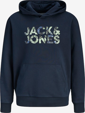Jack & Jones Junior Sweatshirt 'JJEJEFF' in Blauw: voorkant