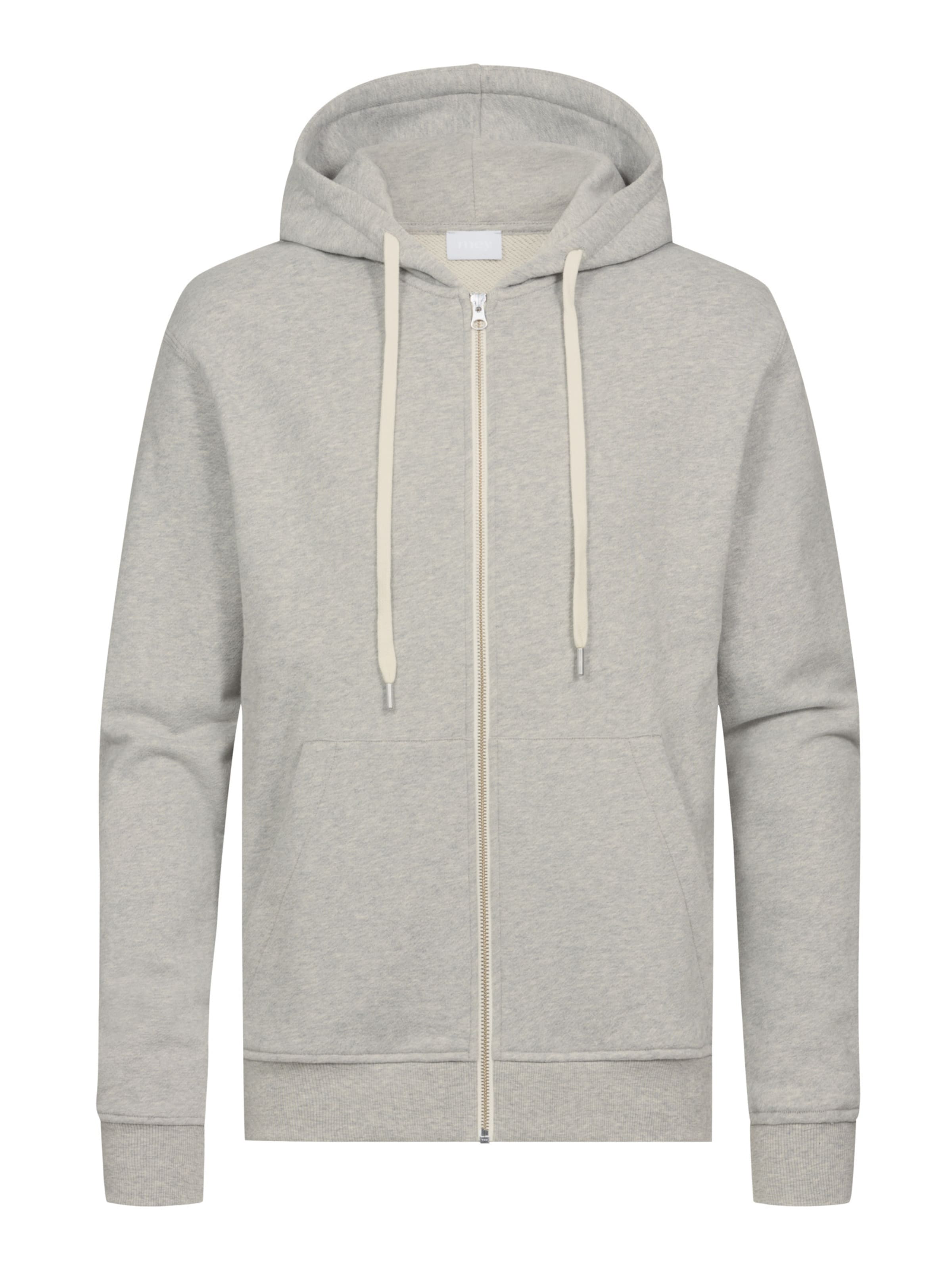 Mey Sweat jacket 'Cotton Leisure' in Grey: front