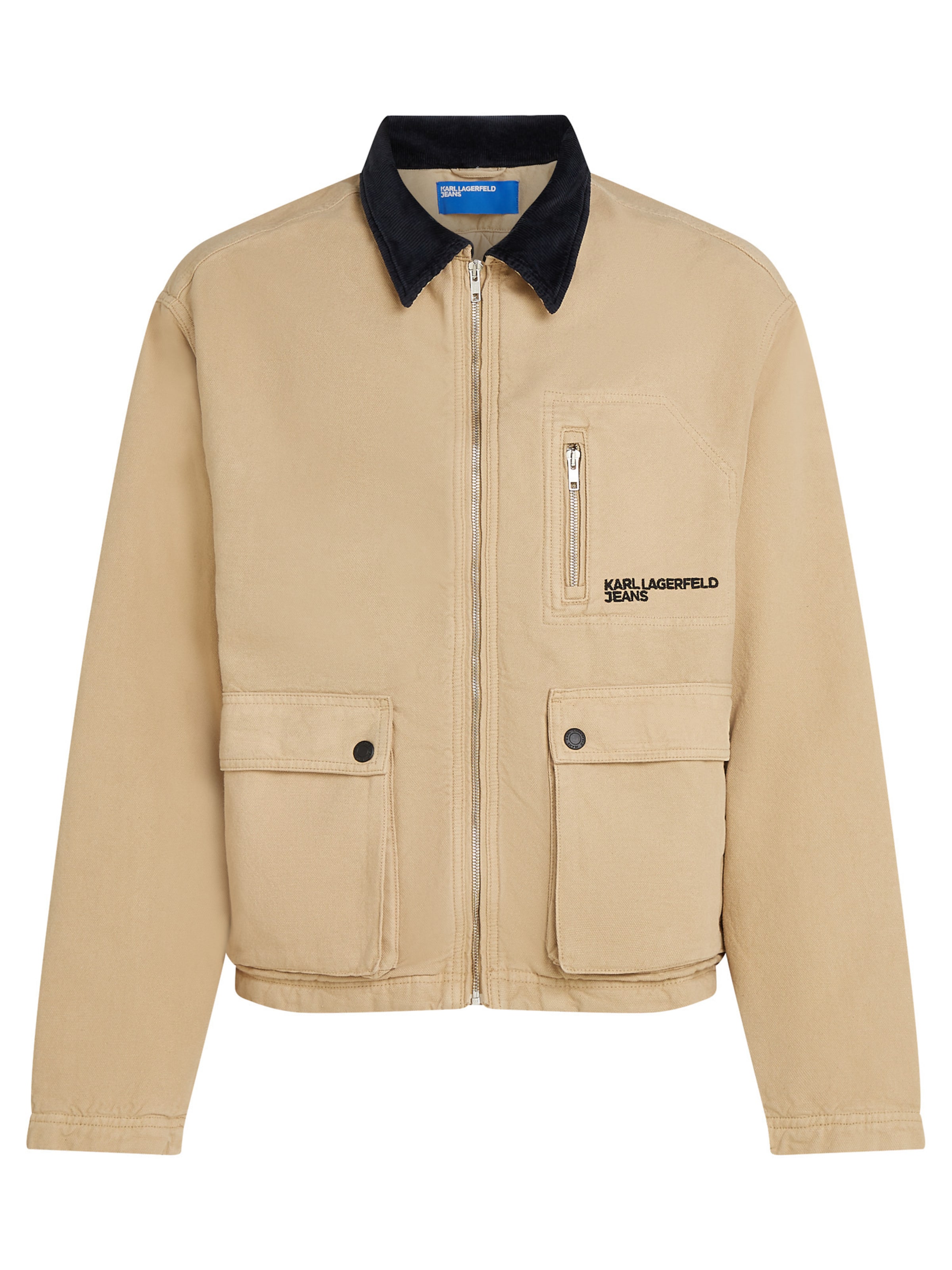 KARL LAGERFELD JEANS Jacke in Braun: Vorderseite