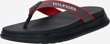 Tongs TOMMY HILFIGER en bleu : devant