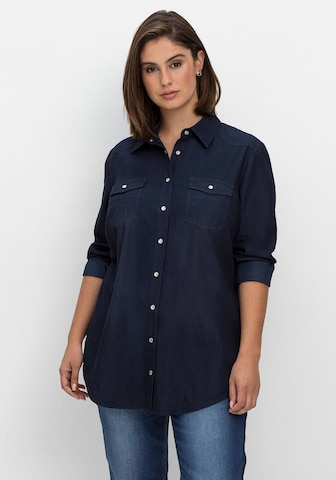 SHEEGO - Blusa em azul: frente