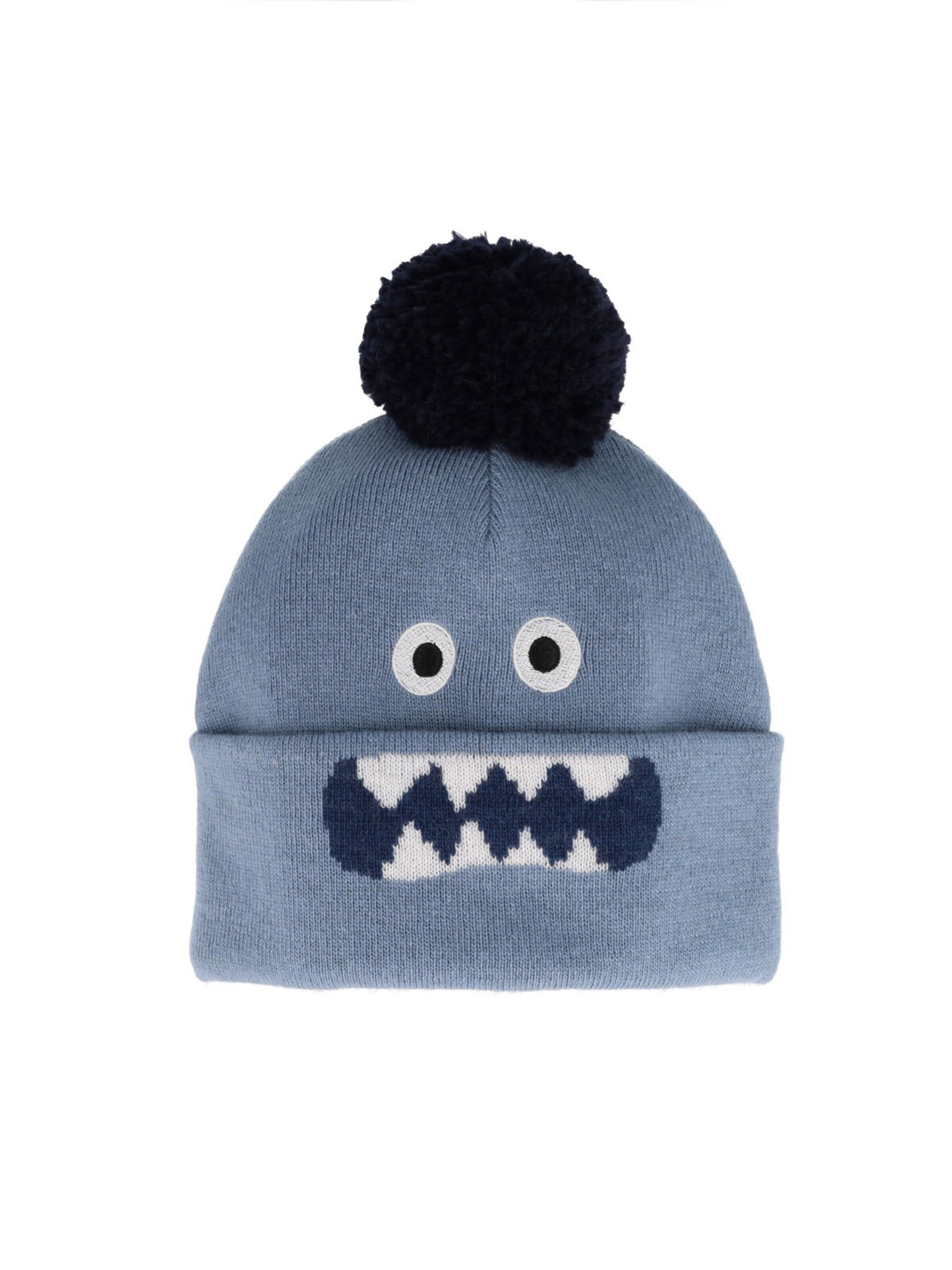 MAXIMO Beanie in Blue: front