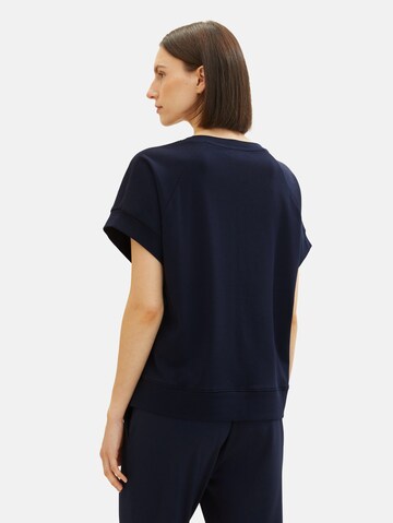 Sweat-shirt TOM TAILOR en bleu