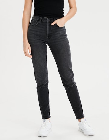 American Eagle Regular Jeans i svart: framsida