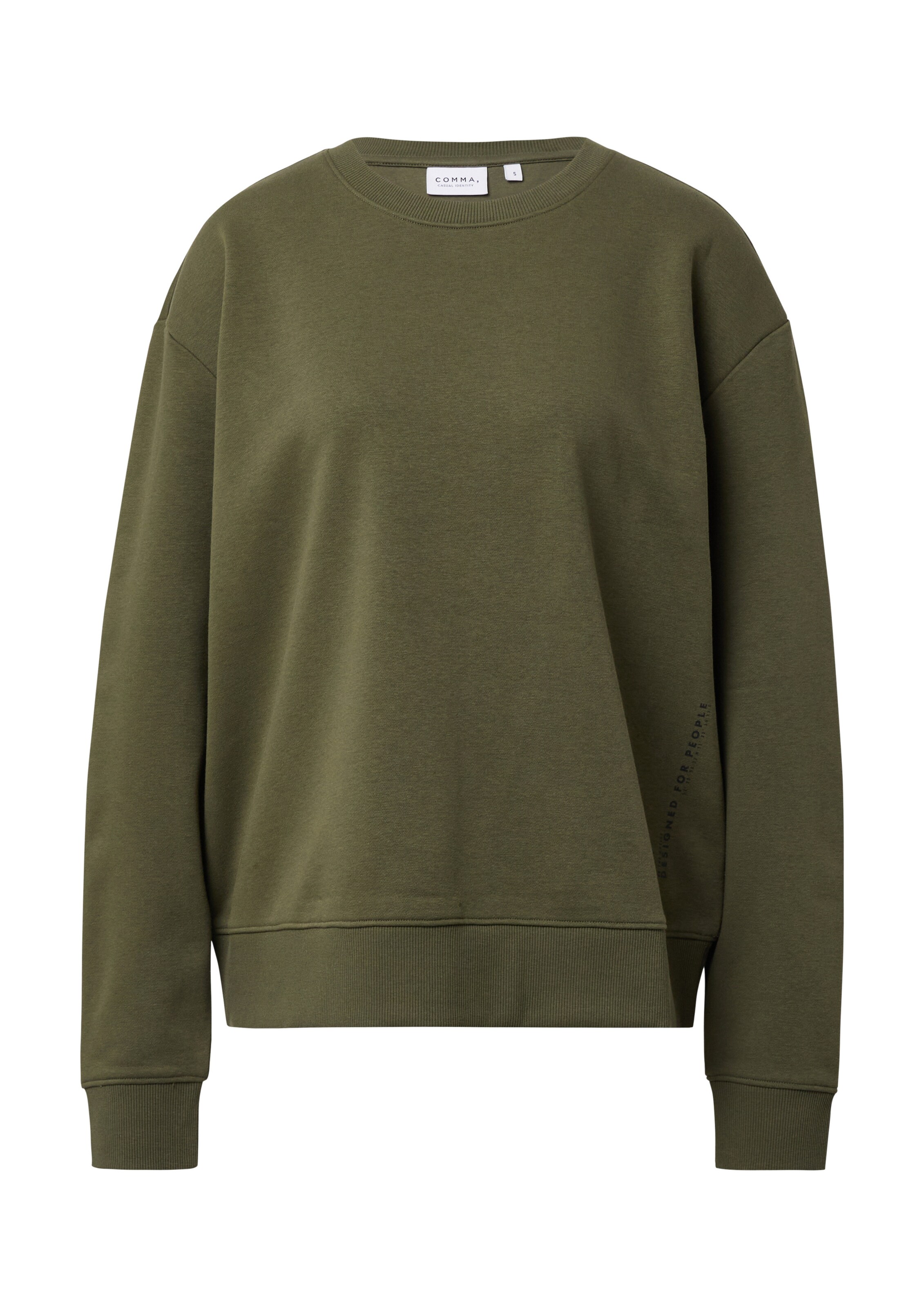 COMMA Sweatshirt in Green: front