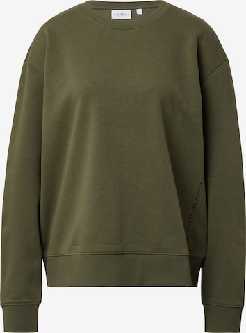 COMMA Sweatshirt in Green: front