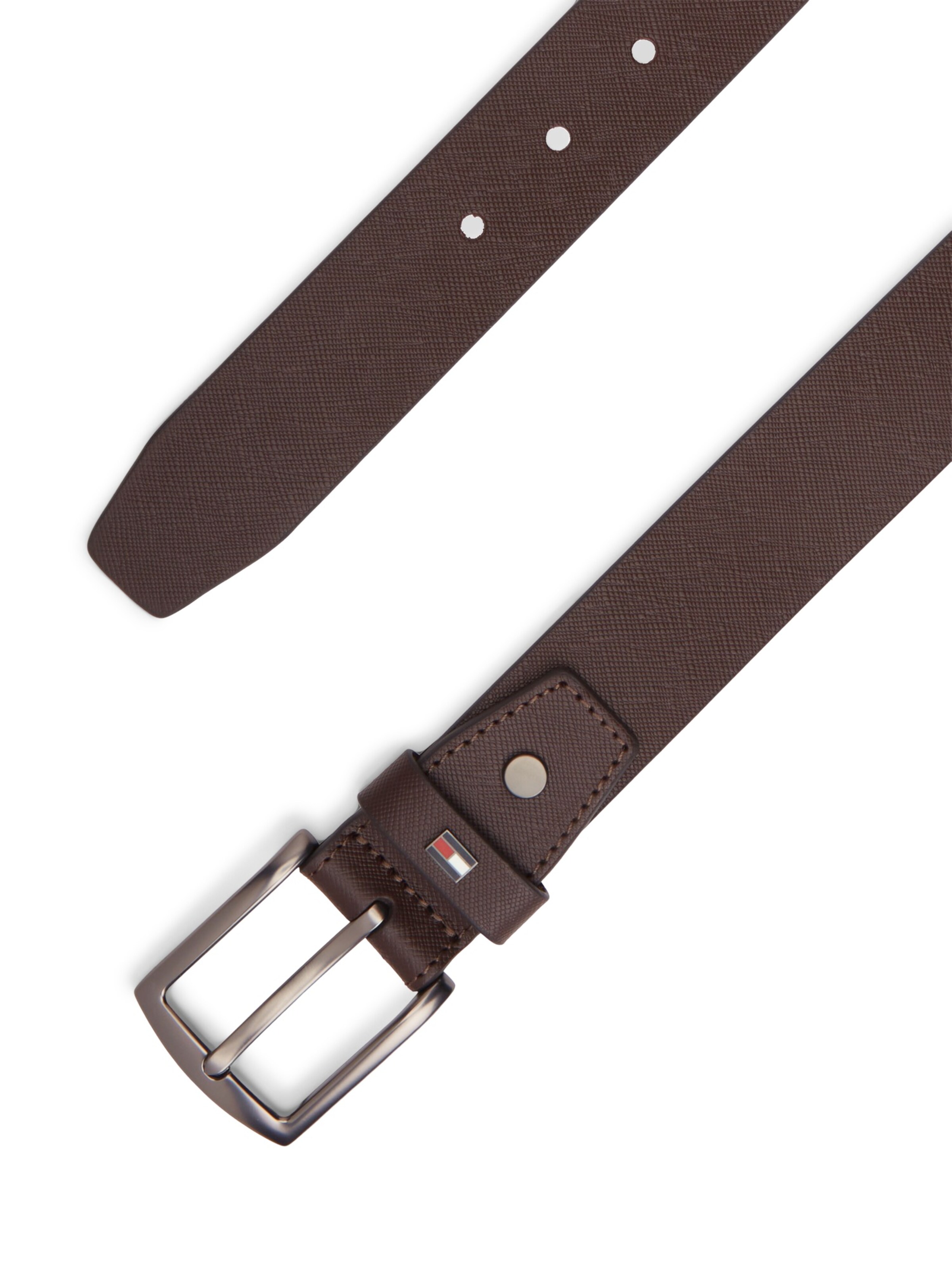 TOMMY HILFIGER Bælte 'DENTON' i brun