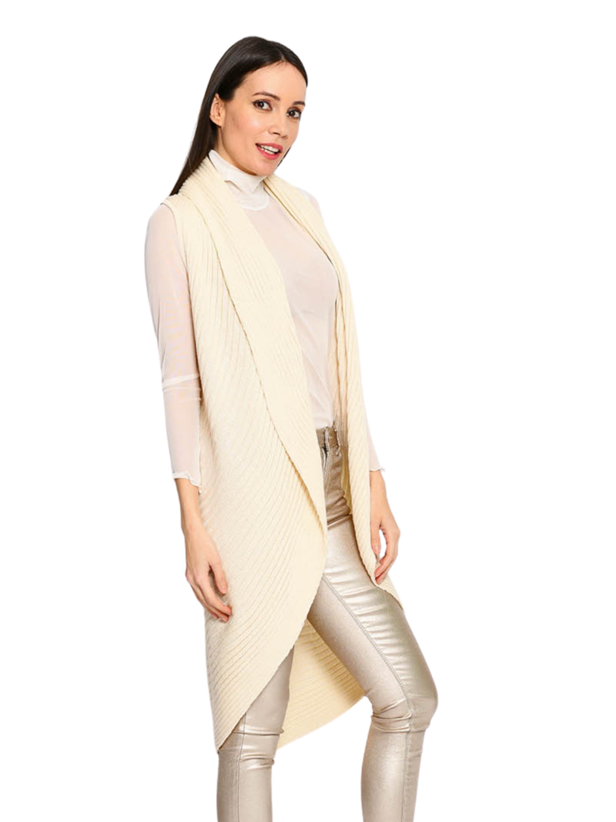 Süel knitwear Strickweste‌‌ in Beige