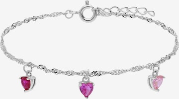 Lucardi Bracelet 'Lieblich' in Silver: front