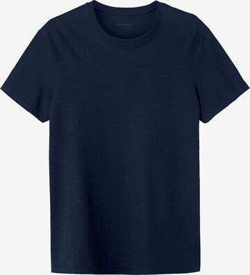 hessnatur Shirt in Blauw: voorkant