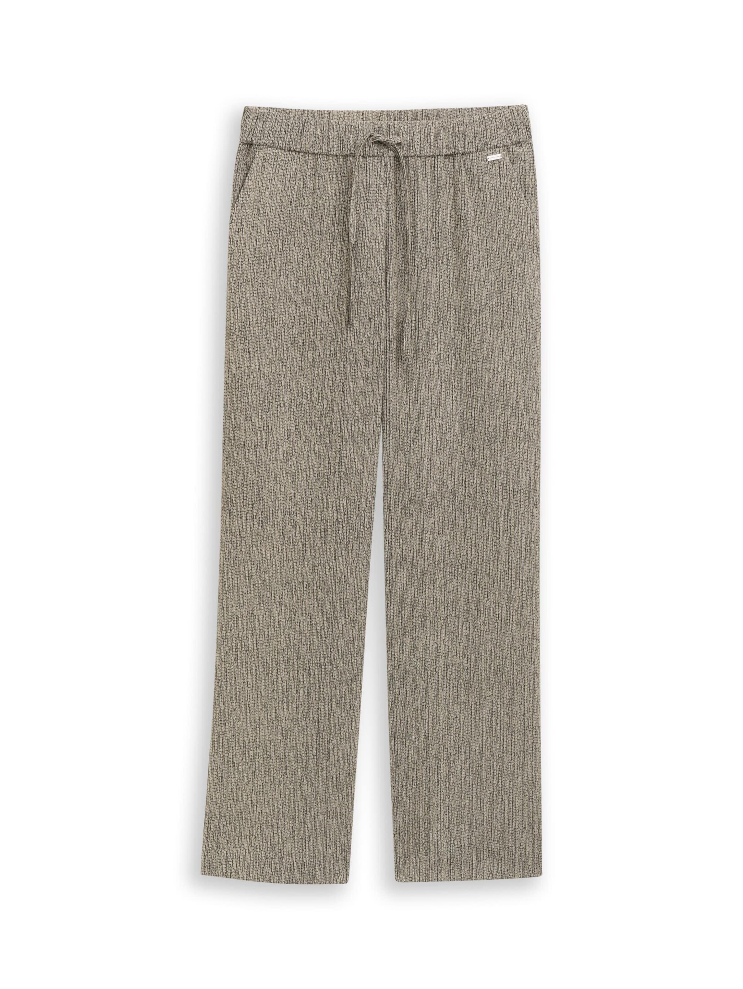 TOM TAILOR Loose fit Pants in Beige: front