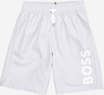 BOSS Swimming shorts in Grey: front