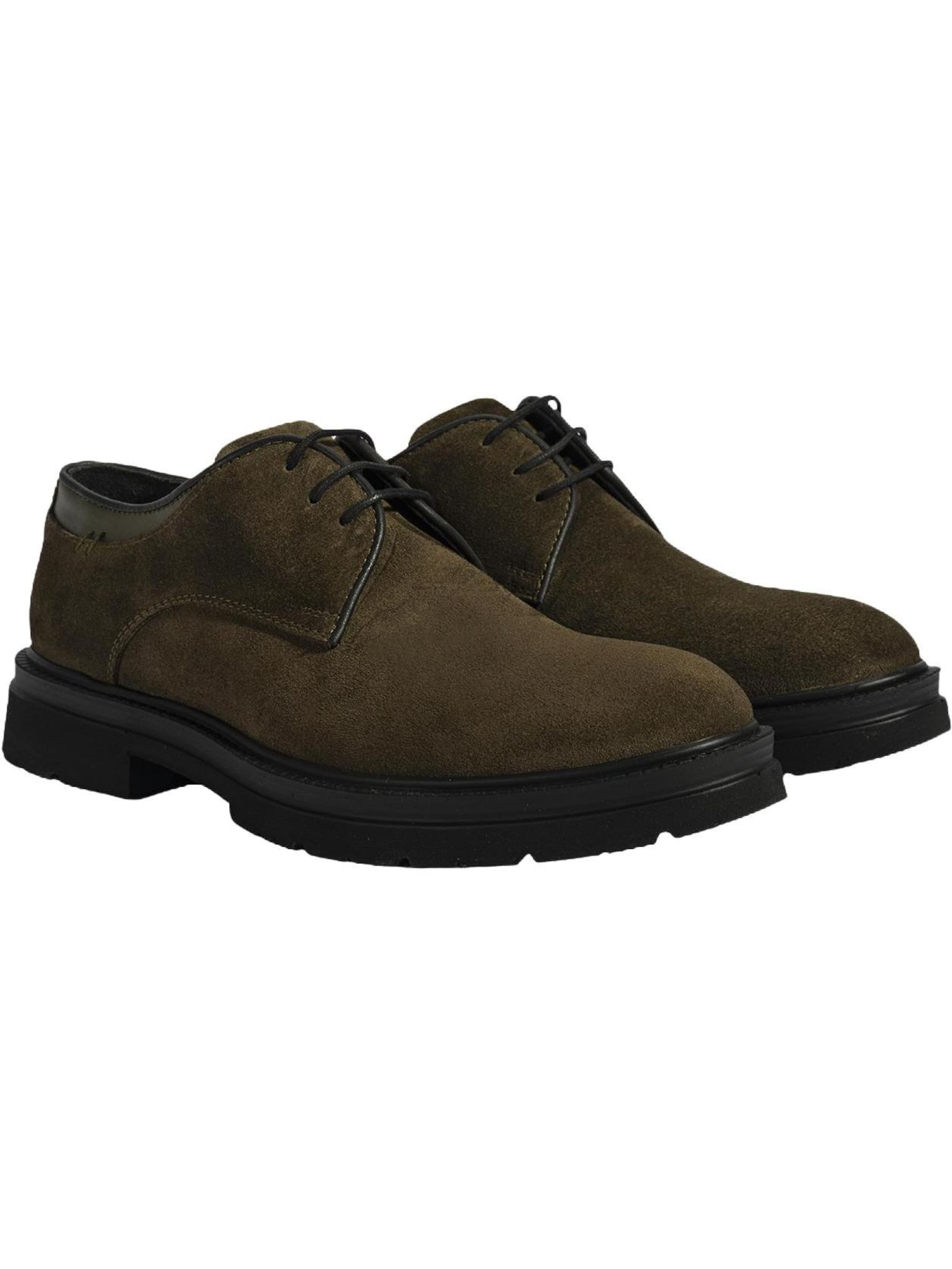 Desa Veterschoen 'Schnürschuhe' in Groen: voorkant