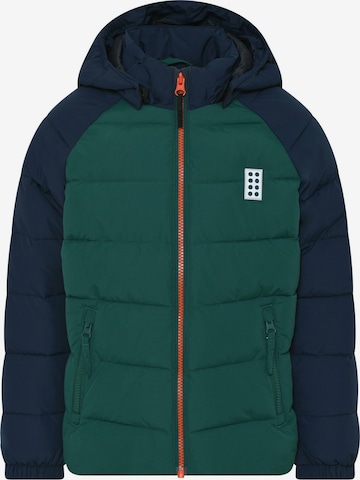 Veste d’hiver 'LWJIPE 704' LEGO® kidswear en vert : devant