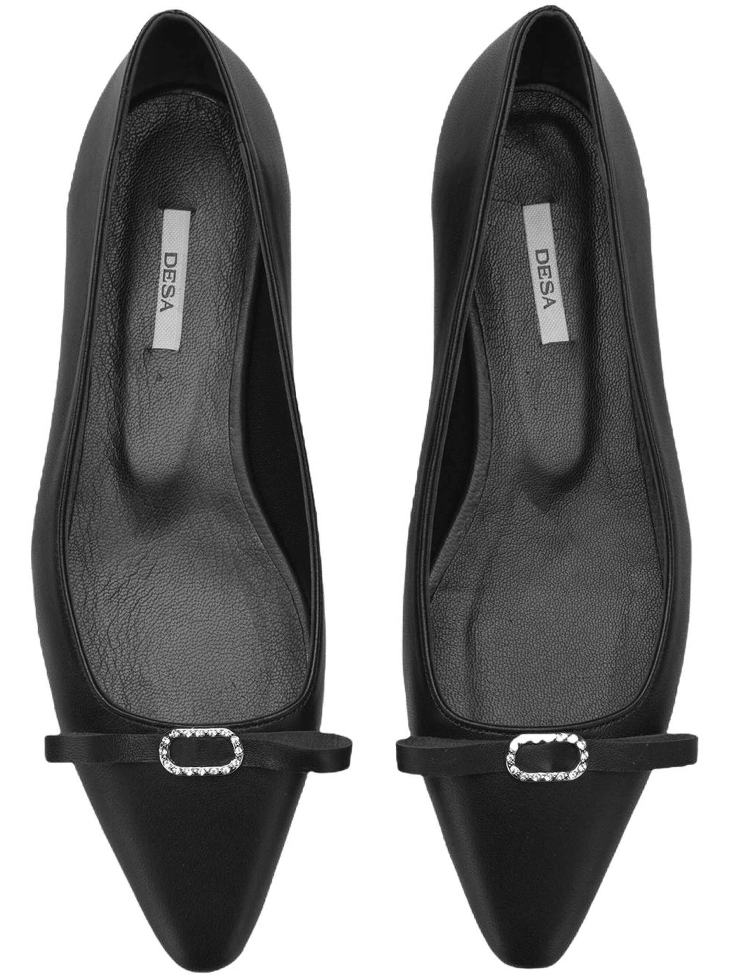 Desa Ballet Flats 'Ballettschuhe' in Black