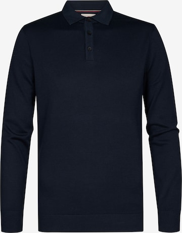 Petrol Industries Polo 'Sweater' in Blau: Vorderseite