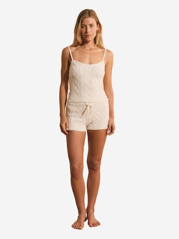 ETAM Schlafshirt 'Blanca' in Beige