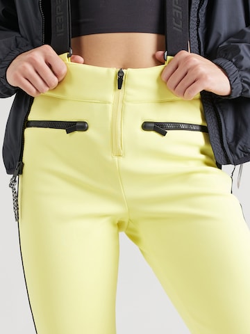ICEPEAK Regular Спортен панталон 'ELLSWORTH' в жълто