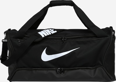 NIKE Športová taška 'Brasilia 9.5' - čierna / biela, Produkt