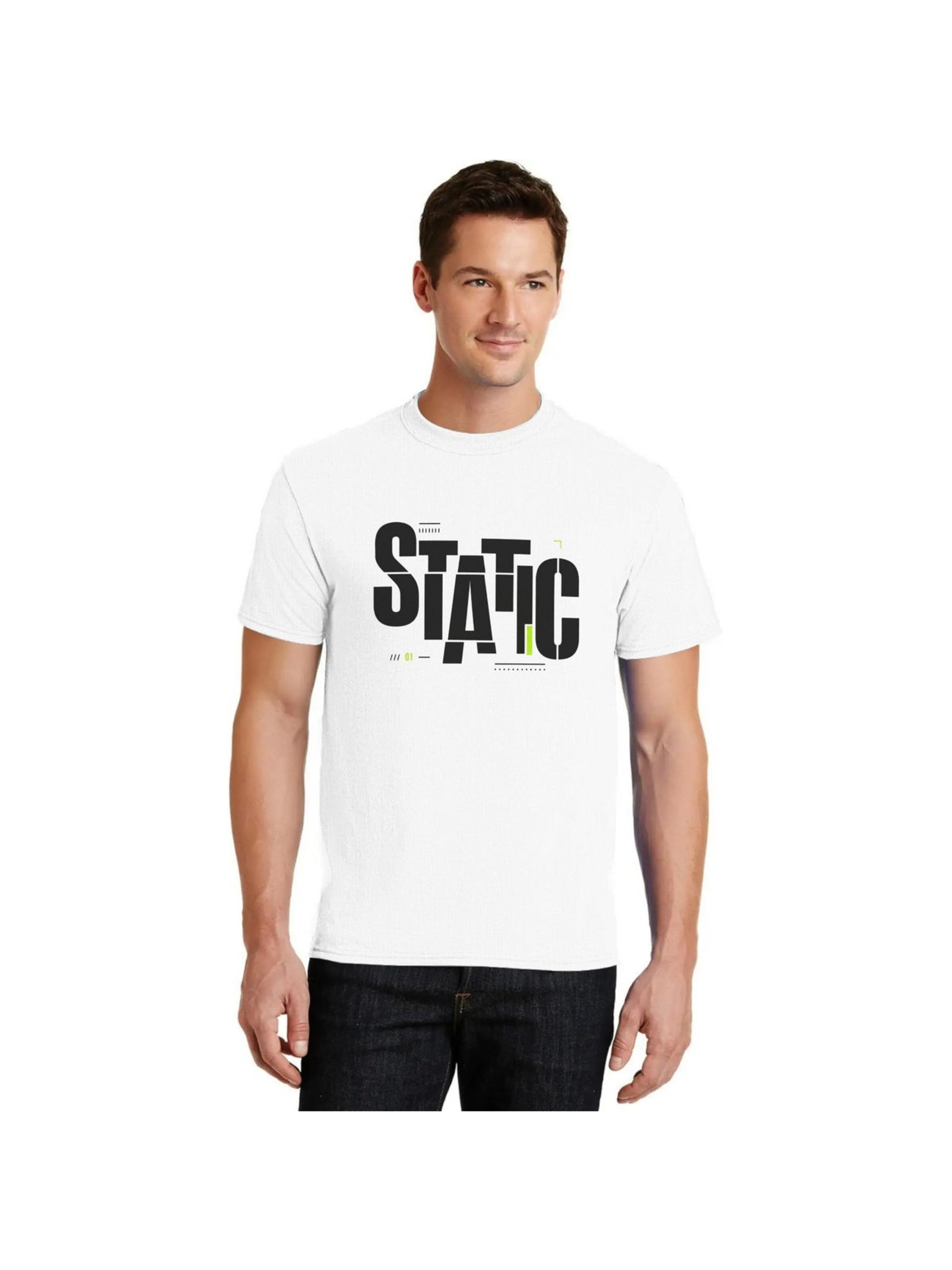 HUSKSWARE Shirt 'T-Shirt mit Motivprint'‌‌‌‌‌‌‌ in Weiß: Vorderseite