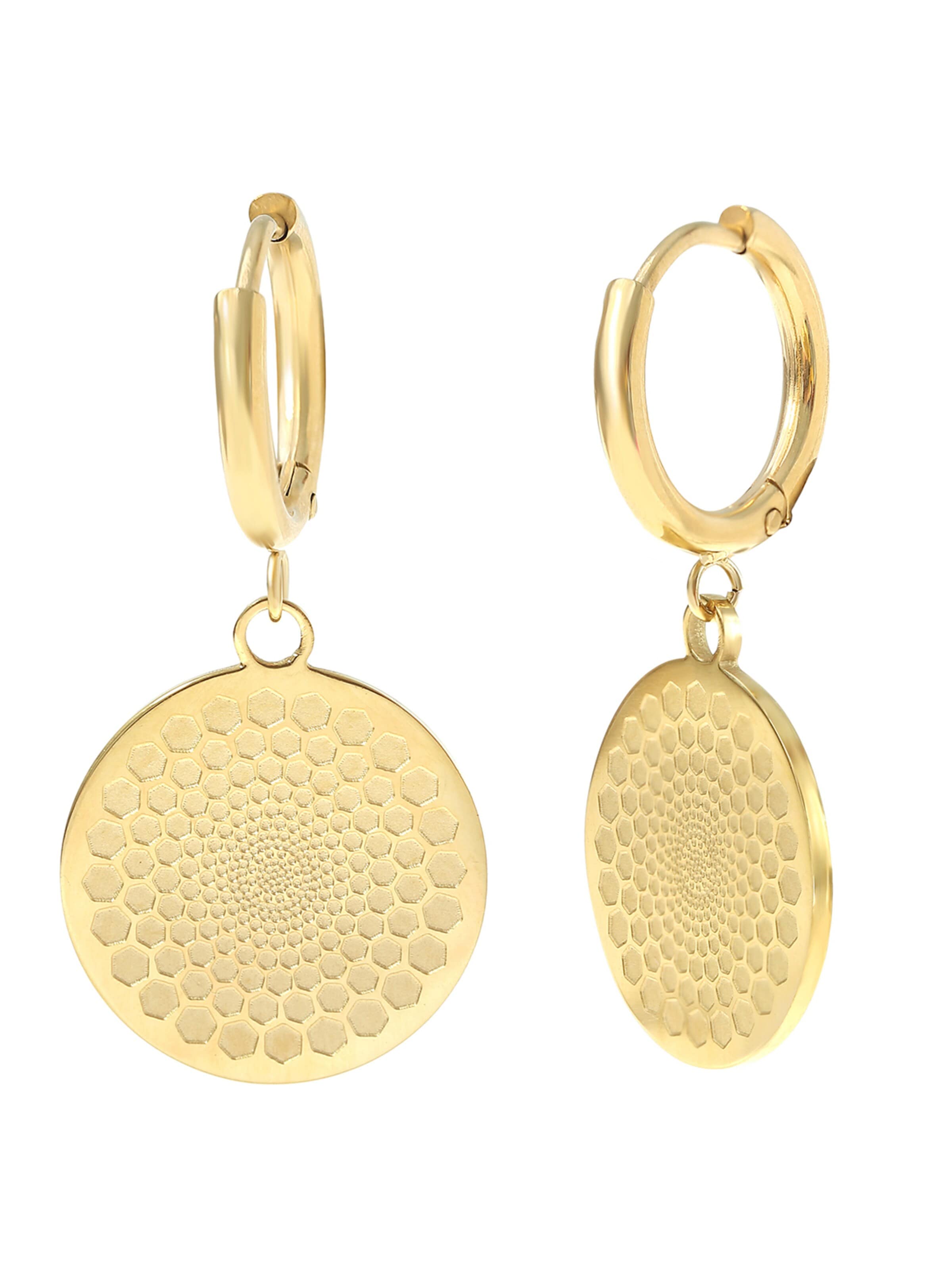 Made by Nami Earrings 'Mandala' in Gold