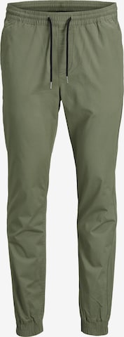 JACK & JONES Tapered Pants 'Gordon Lane' in Green: front