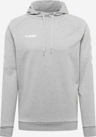 Hummel Sportsweatshirt in Grijs: voorkant