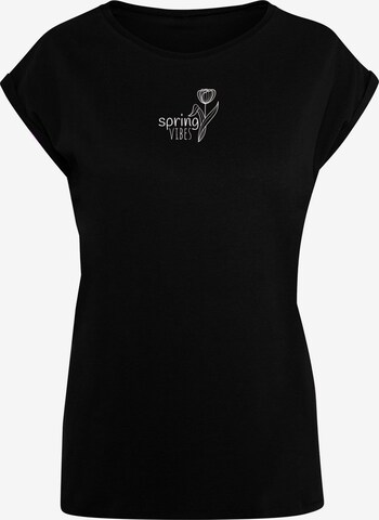 T-shirt 'Spring - Vibes' Merchcode en noir : devant