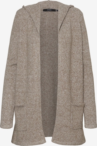 VERO MODA Gebreid vest in Bruin: voorkant