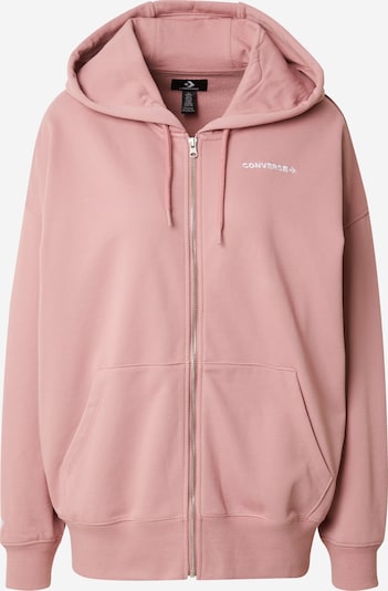 CONVERSE Sweat jacket in Light pink / White, Item view