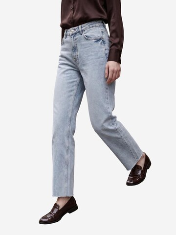 My fashion - Regular Calças de ganga em azul: frente