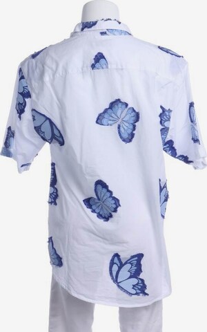 0039 Italy Bluse / Tunika M in Blau