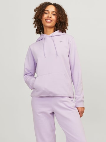 JJXX Sweatshirt 'ABBIE' i lila: framsida