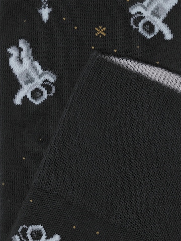 Von Jungfeld Socken 'Astronauten Icon' in Schwarz