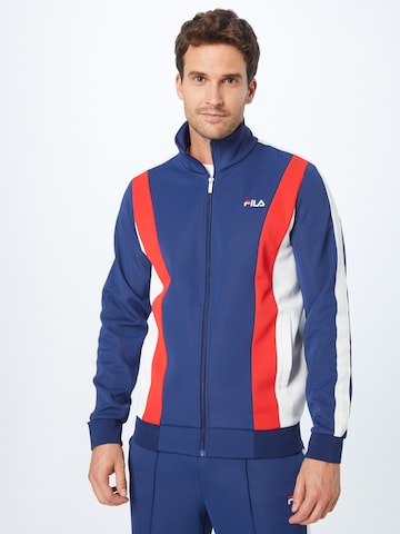 FILA Trainingsjack 'BASTIA' in Blauw: voorkant